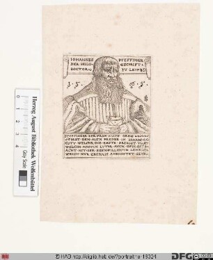 Bildnis Johannes Pfeffinger