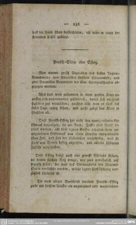 Punsch-Sirup oder Essenz