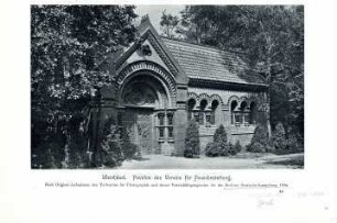 Fotografie "Weinhäusl. Pavillion des Vereins für Feuerbestattung"