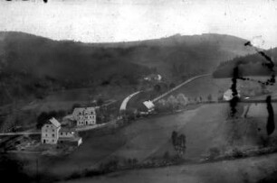 Blick zum Ortsteil Boden zum Bahnhof und zur Mauersberger Straße