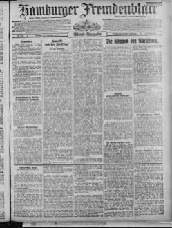 Hamburger Fremdenblatt, Abendausgabe