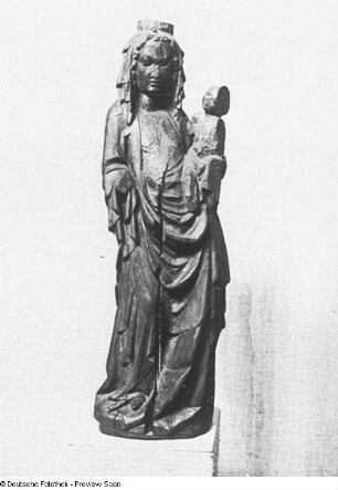 Madonna : Madonna. Holz, geschnitzt. Bautzen: Stadtmuseum R 6756