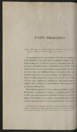 Revista Bibliográfica - Archivo Municipal de Córdoba