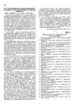 Rahmenlehrplan für die Gebrauchsgraphiker-Abteilungen an den Meisterschulen des deutschen Handwerks : [Amtliche Erlasse] ; [Amtlicher Teil]