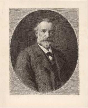 Ehrenbürger der Stadt Karlsruhe. Wilhelm Klose (18.11.1830-31.08.1914); Kunstmaler und Stadtverordneter; Ehrenbürger seit 22.10.1910