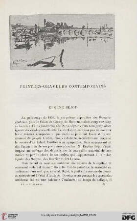 3. Pér. 20.1898: Eugène Béjot : peintres-graveurs contemporains