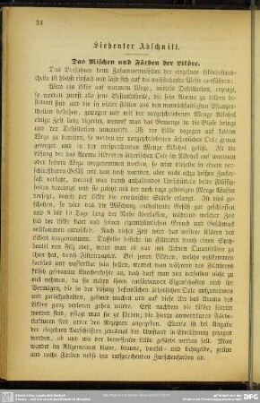 Siebenter Abschnitt. Das Mischen und Färben der Liköre