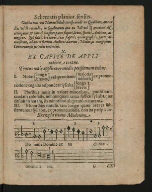 X. Ex Capite De Applicatione textus.