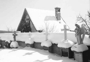 Saig: Friedhofsmauer