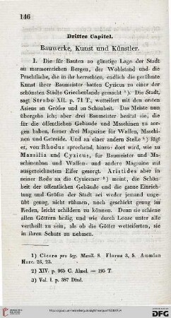 Drittes Capitel: Bauwerke, Kunst und Künstler