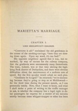 Marietta's marriage : in 2 vol., 1