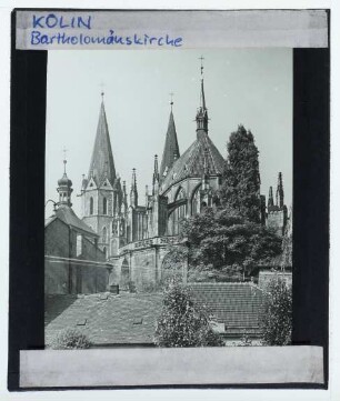 Kolin, St. Bartholomäus : Außenansicht von SO