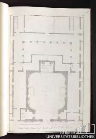 Pianta della Chiesa delle Zitelle nell' Isola della Giudecca