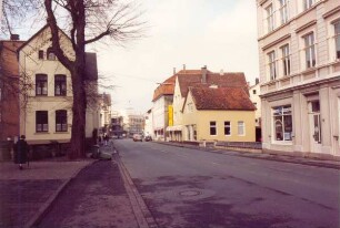 Ist - Zustand der Paulinenstraße des oberen Teils. Detmold. Paulinenstr. Papierabzug