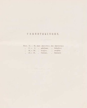 Verbeteringen