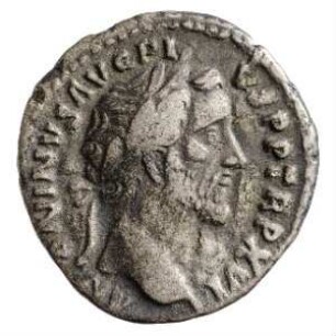 Münze, Denar, 152 - 153 n. Chr.