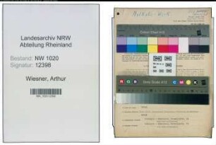 Entnazifizierung Arthur Wiesner , geb. 01.08.1908 (Schlosser)