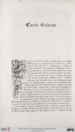 Carlo Goldoni