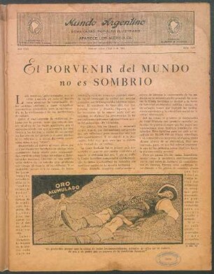 El porvenir del mundo no es sombrío