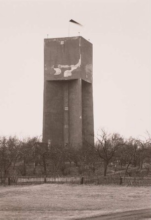 Dresden-Hellerau, Wasserturm von Süden, 1949