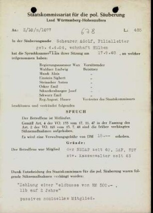 Scheurer, Adolf
