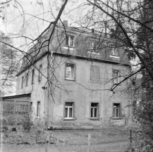 Coswig. Ehemaliges Weingut Zimmerhof, Spitzgrundstraße 24a. Seitenansicht