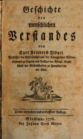 Geschichte des menschlichen Verstandes