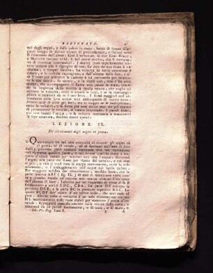 Lezione IX.