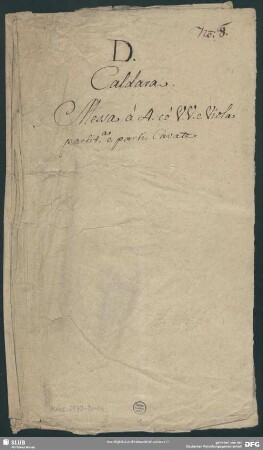 Masses - Mus.2170-D-14 : V (4), Coro, orch; A