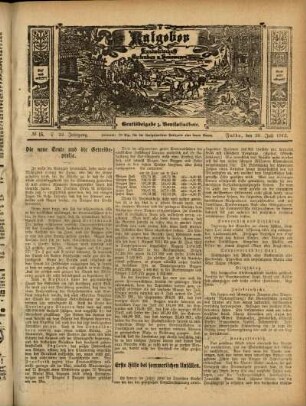 Ausgabe vom Sonntag, den 28. Juli 1912.