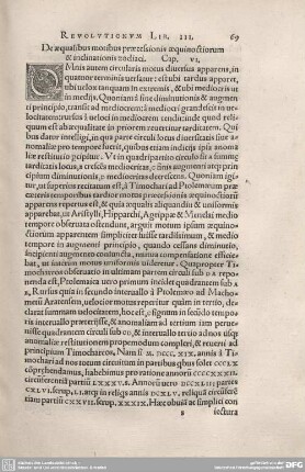 6. De aequlibus motibus [..]cessionis arque noctiorum et inclinationis zodiaci.
