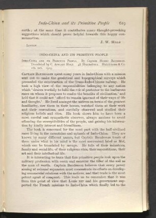 Indo-China and its primitive people