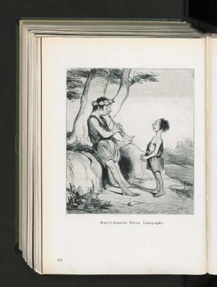 Hirten. Lithographie.