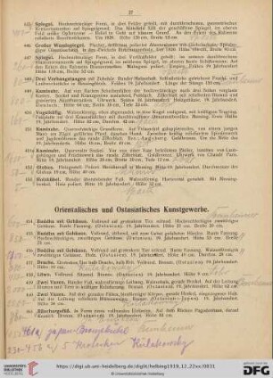Orientalisches und Ostasiatisches Kunstgewerbe (Nr. 454-468)