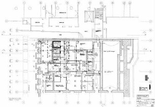Stuttgart Hbf: Empfangsgebäude Markthalle Sanitärplan Untergeschoß