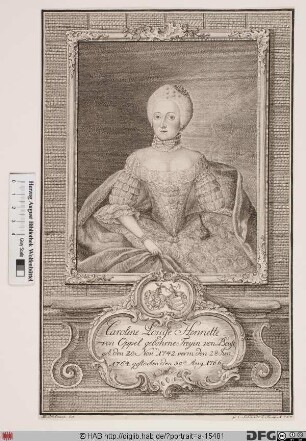 Bildnis Caroline Louise Henriette von Oppel, geb. von Beust