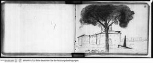 Skizzenbuch Latium, Rom, Villa Altieri