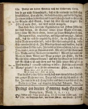Predigt am dritten Sonntag nach Epiphan. - Predigt am fünften Sonntag nach Epiphan.