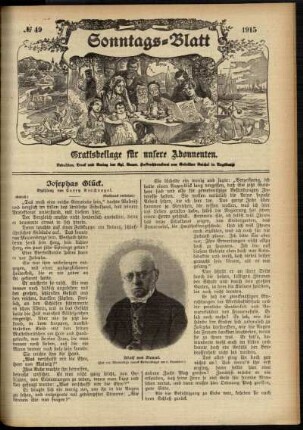 Ausgabe vom Sonntag, den 05. Dezember 1915.