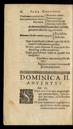 Dominica II. Adventus