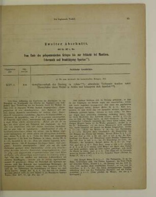Zweiter Abschnitt. 404 bis 362 v. Chr. Vom Ende des peloponnesischen Krieges bis zur Schlacht bei Mantinea. Übermuth und Demüthigung Spartas