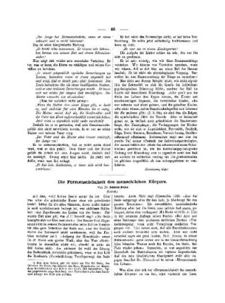 Die Formenschönheit des menschlichen Körpers : (Schluß)