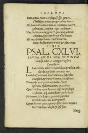 Psal. CXLVI.