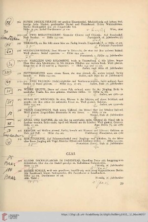 Glas (Nr. 320-343)