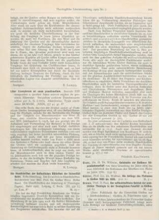 212-214 [Rezension] Drews, Paul, Der wissenschaftliche Betrieb der praktischen Theologie in der theologischen Fakultät zu Gießen