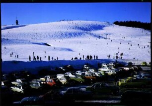 Feldberg: Parkplatz mit Feldberg