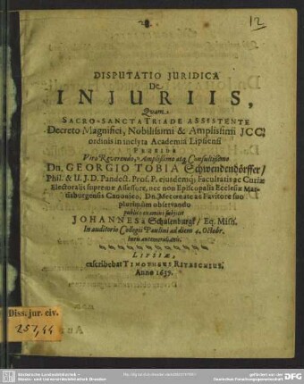 De injuriis