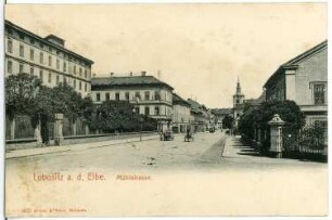 Lobositz. Mühlstraße