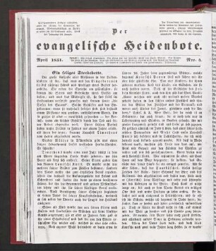 Nro. 4. April 1831