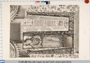 D.G. IOHANNES DVX SAXONIÆ [...]; [Johann, Herzog von Sachsen im Sarge]